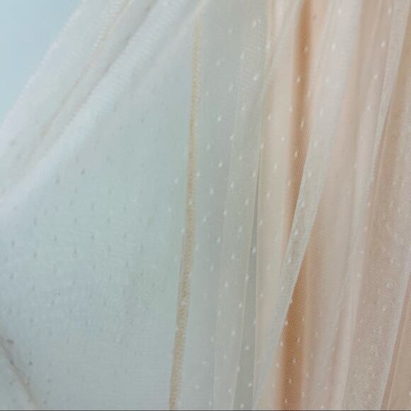 Spirit of Grace pink cream ballet tulle lace soft girl romantic midi dress small - Picture 4 of 9